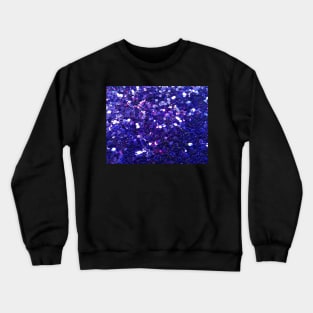 Purple Glitter Crewneck Sweatshirt